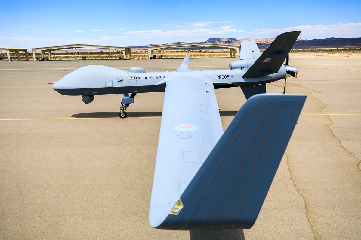 Launch  Customer Royal Air Force (UK MOD)  accepted  the  First  Protector RG Mk1  Remotely  Piloted  Aircraft (RPA) , off-contract !