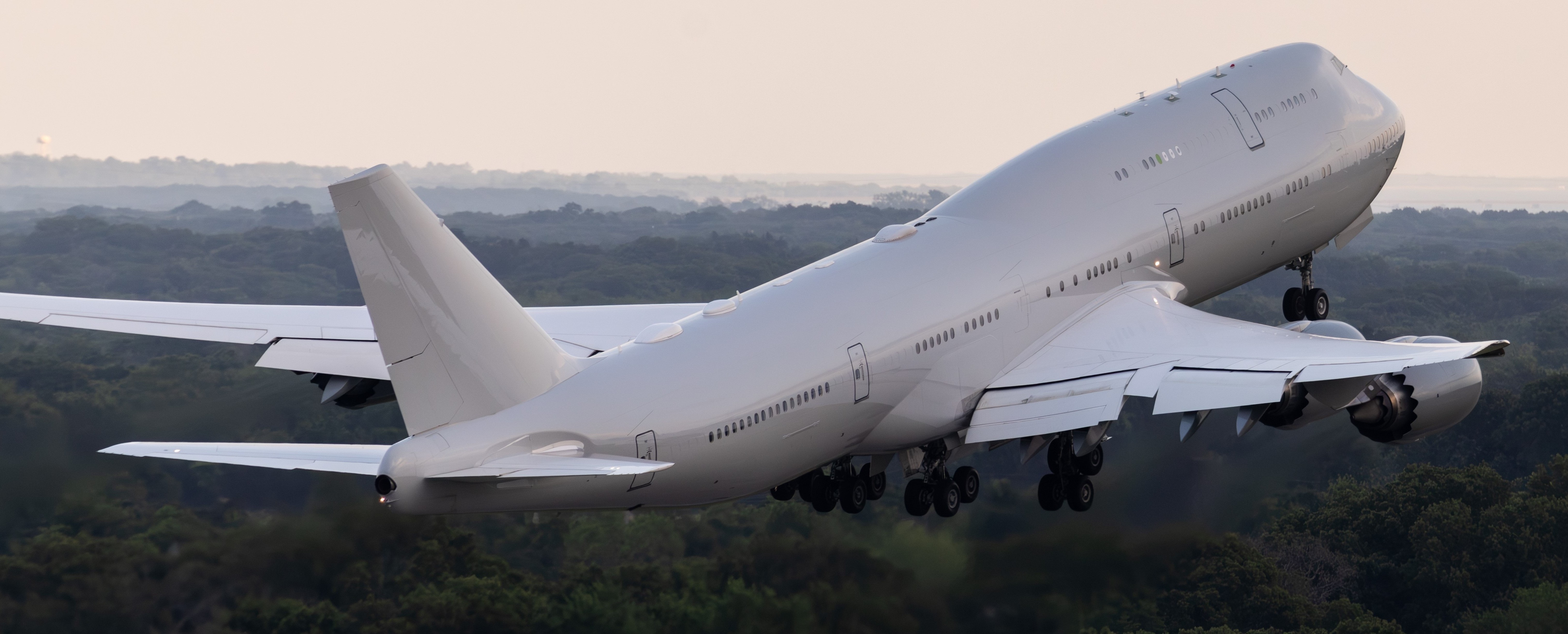 Former Qatari VIP-configured Boeing 747-8i completes flight testing as part of the VC-25B Bridge Program.
