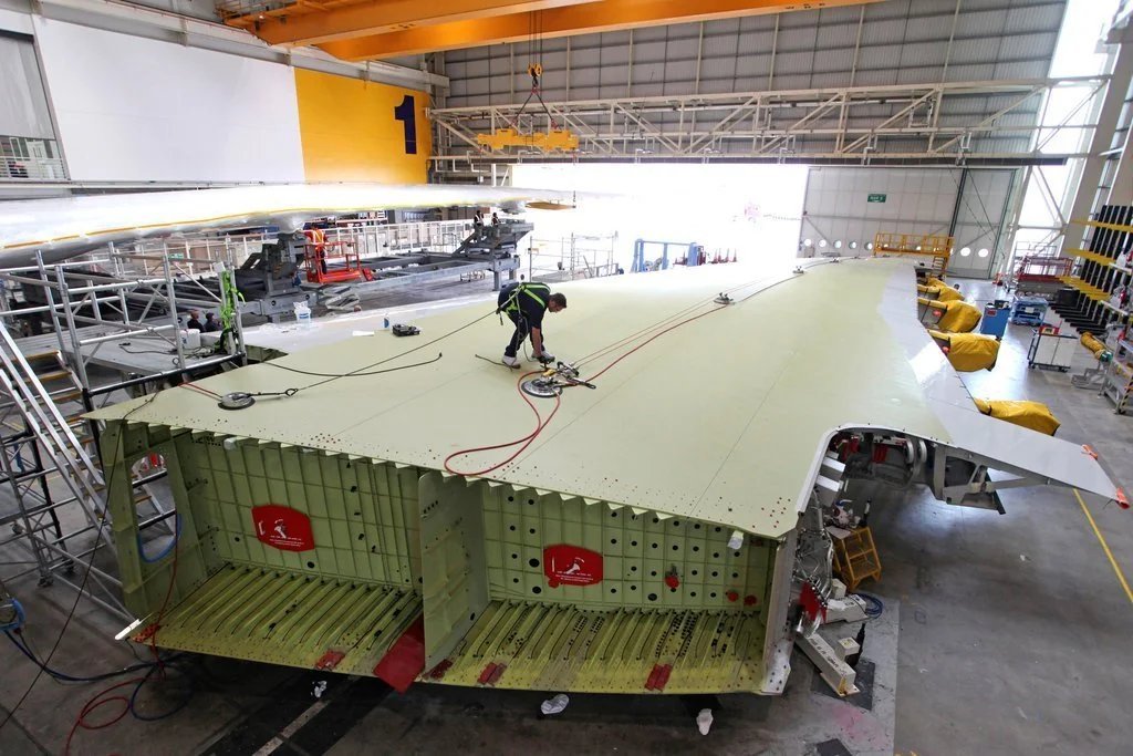 Airbus to inspect 16 A380s after cracks found on plane wing structural beam.