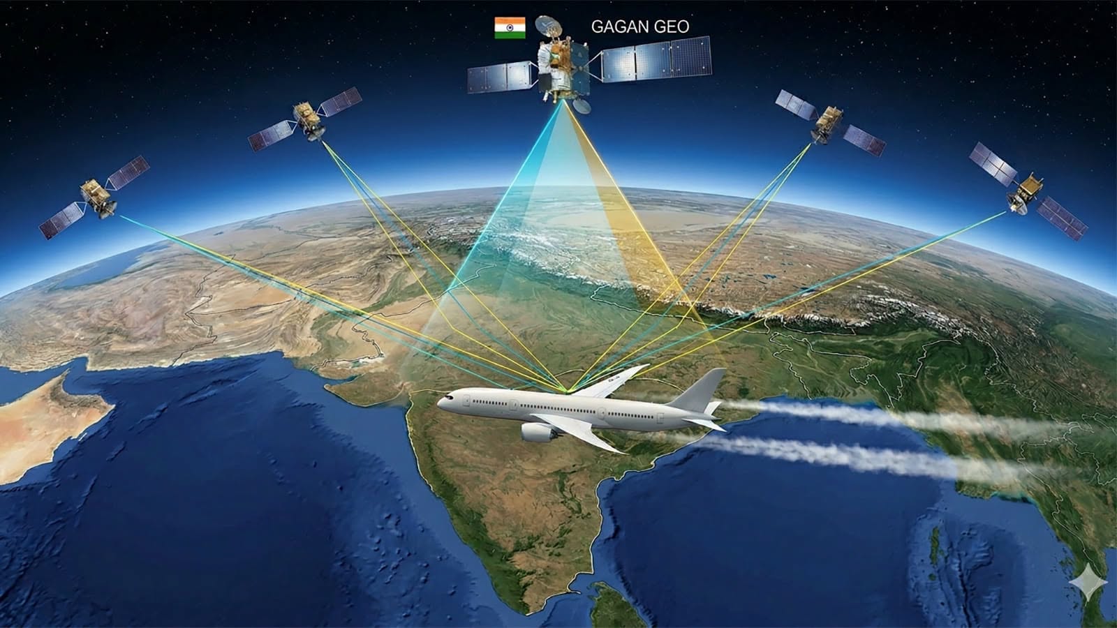 Historic Milestone! GAGAN powers India's first narrow body jet satellite landing with IndiGo A320 demonstration.