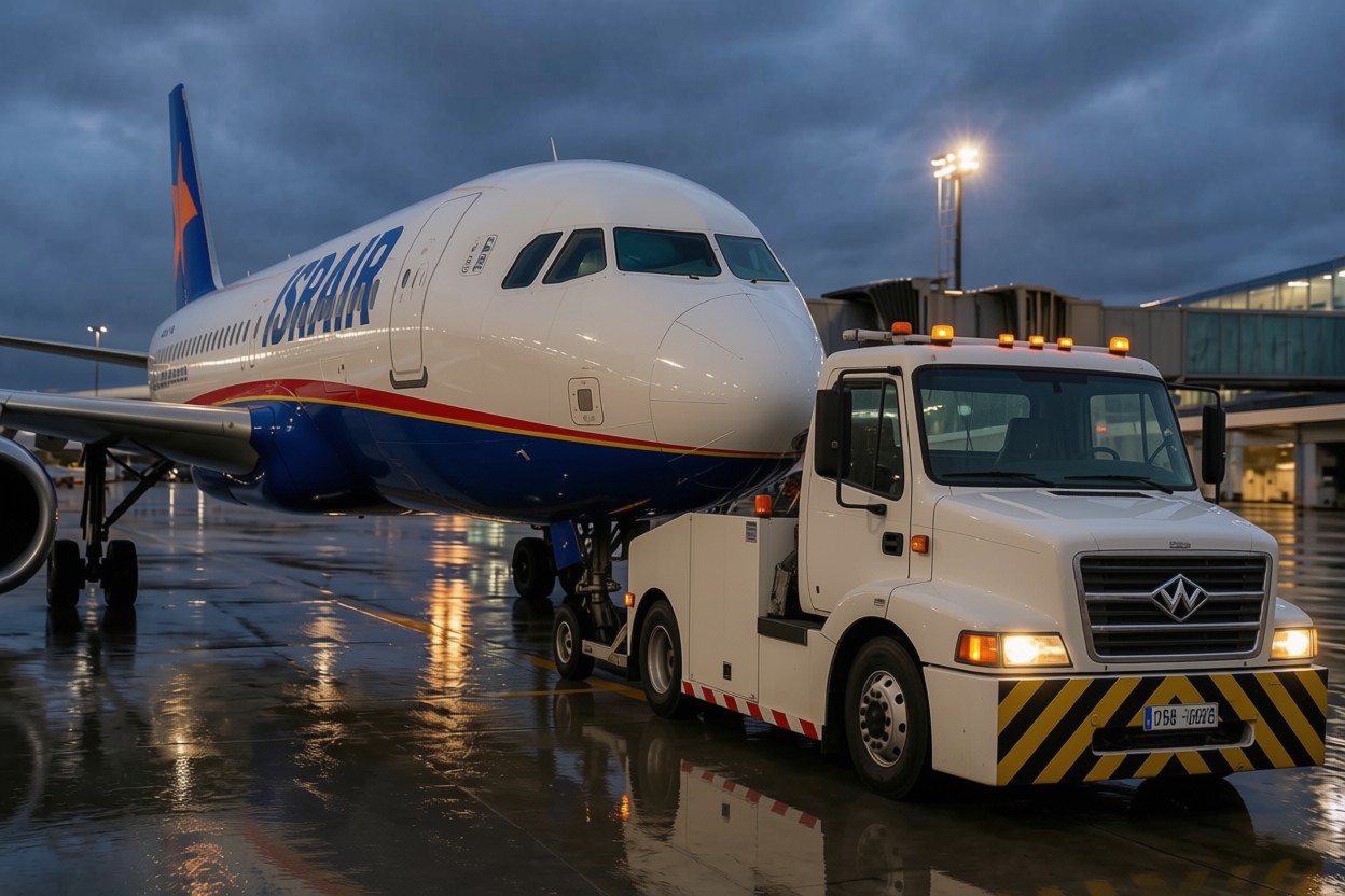 Israel suspects Wrong Doing as Third Similar Incident Involving Pushback Tug Damages Aircraft at London Luton Airport.
