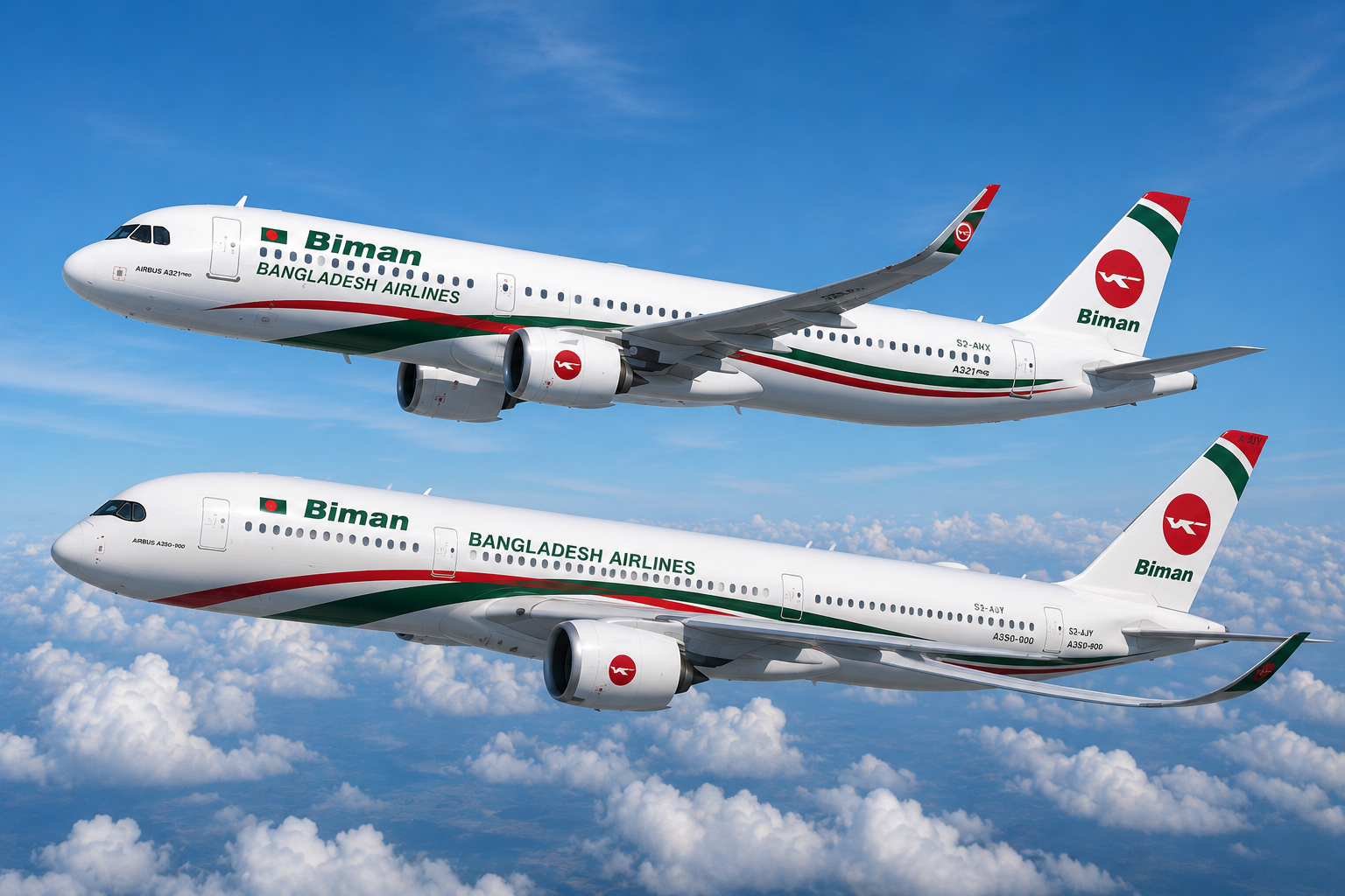 Biman Bangladesh Moves Toward Airbus Deal of 10 Aircraft, Agreement Expected by August 31.