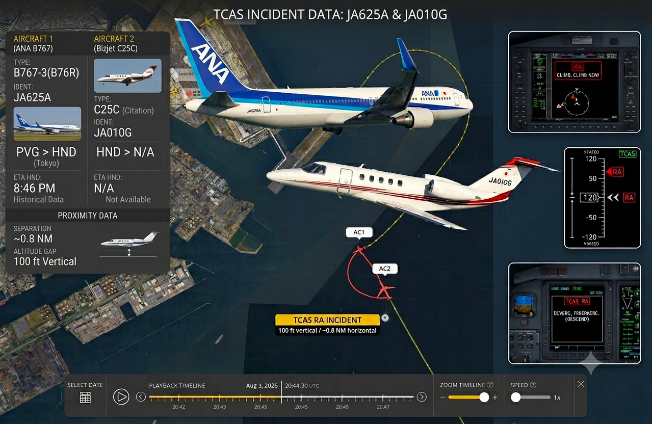 Near-Miss over Tokyo Bay: How TCAS Automated Systems Averted a Disaster at Haneda Airport.
