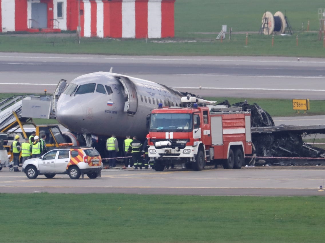 Today in Aviation history - Aeroflot  Flight  1492  turned  into  a  Fire ball  doing  emergency landing  on  05/05/2019.
