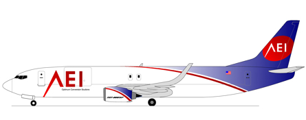 Press Release - Aeronautical Engineers, Inc. (AEI) Receives EASA Supplemental Type Certificate Approval for B737-800SF Freighter Conversion